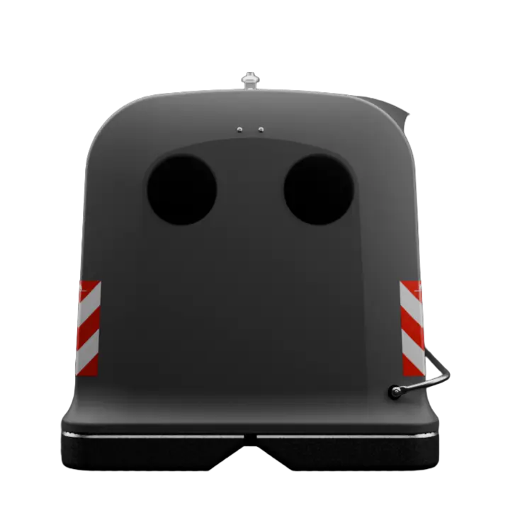 New City 2.0 container seen from the side with the two disposal openings